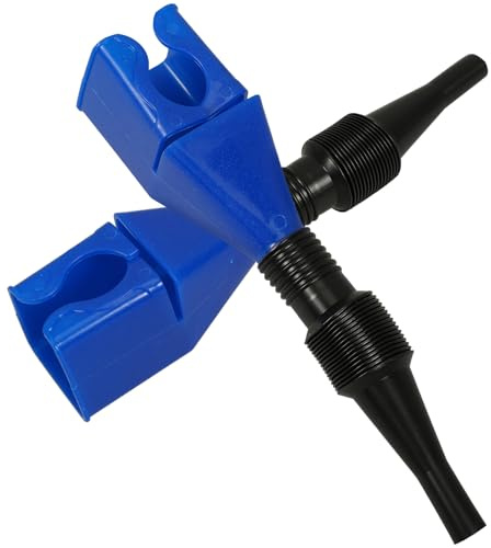 FOYTOKI 2 pièces Entonnoirs Plastique Pliables pour Remplissage Carburant Moto et Voiture Flexible et Compact Résistants et Faciles à Nettoyer Pour Vidange et Transfert Huile
