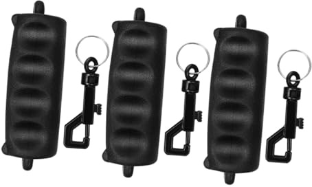 WHAMVOX Extractor De Flechas con Llavero, Juego De 3 Unidades De Goma Negra, Herramienta Ligera para Eliminación De Flechas, Accesorio Práctico para Tiro con y Mantenimiento En Campo Abierto