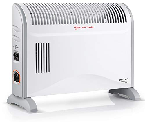 DONYER POWER Radiatore termoconvettore con termostato regolabile / 3 livelli di riscaldamento/ventilatore turbo / elettrico / radiatore senza olio