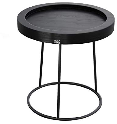 Rolf Benz 978 Beistelltisch, Holz, 45cm schwarz