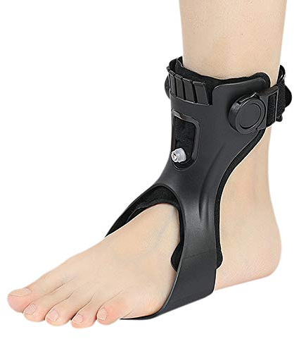 KONMED Drop Foot Brace Orthosis AFO AFOs Ankle Orthosis Support with Comfortable Inflatable Airbag for Hemipleia Stroke Shoes Walking (Right Foot, L)