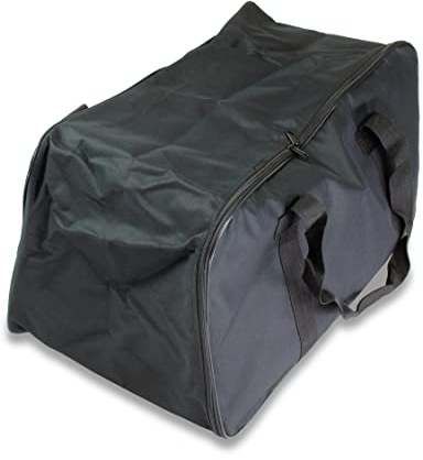 SPORTIKEL24 Tragetasche für Trainingshilfen – schwarz, 61 × 30 × 36 cm, strapazierfähig & abwaschbar, mit Schultergurt für Stangen & Kegel