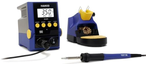Hakko Lötstation FX-971 Set FX 971-31 (FX951 Löttechnik Lötstationen Loetstation Stickstofflöten 1-Port) Leistungsaufnahme: 100 W/Temperaturbereich: 50-450 °C/Temperaturstabilität: +/- 3 °C