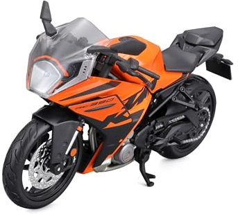 MAISTO - KTM RC 390 Orange - Motorrad im Maßstab 1:12 - Sonderedition 2024 - originalgetreue Nachbildung - groß - Sammlermodell aus Kunststoff und Metall - M22907