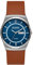 Skagen Herrenuhr Melbye Titanium Quarz/3 Zeiger Uhrwerk Day-Date 40 mm Gehäusegröße mit Lederarmband SKW6906