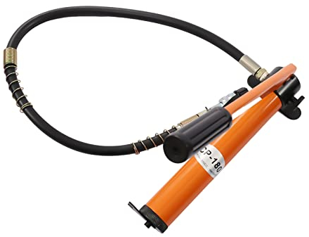 CP-180 Manuelle Hydraulikpumpe Handpumpe Schlauchkupplung für 10T/20T Hydraulikzylinder Hydraulische Rohrbieger Ölspeicherkapazität 350cc Kompakt und