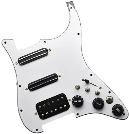 Pickguard Tonabnehmer Set SSH Loaded Prewired Scratchplate Schlagbrett Vorverdrahtete Schlagbrett-Rückplatte Für Mit Schalter