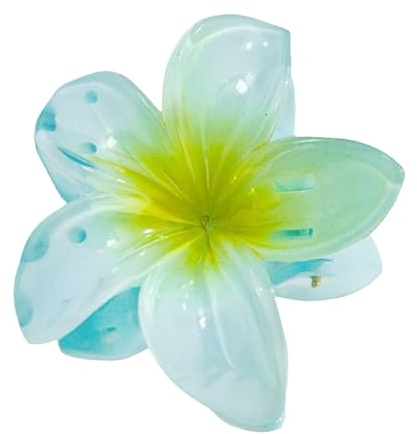 Pinzas Para El Pelo Con Forma De Flor, Pinzas Pelo Antideslizantes Flor, Pinzas De Pelo Flores Hawaiana, Clips De Pelo De Flor Colores Pinza Flor De Huevo De Sujeción Fuerte Para Diario, Fiest