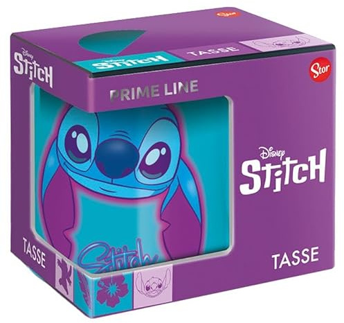 Lilo & Stitch Angel Couple PrimeLine Tasse Bleu bébé 325 ml