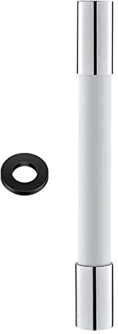 SiaBiced Prolunga Flessibile per Tubo Dell'acqua per Rubinetti Del Lavandino E Del Bagno, Bianco 30 cm