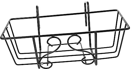 CIMAXIC Support De Pot De Fleurs Suspendu Pour Balcon Jardinière Murale Boîte À Fleurs Suspendue Balconniere Exterieure