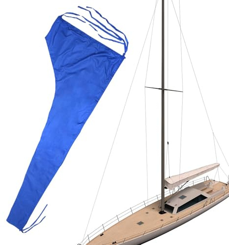 Funda para Vela De Barco | Funda Impermeable para Botavara De Vela Mayor, Funda Resistente Al Viento para Vela De Yate, Funda Oxford 210D Resistente Al Sol, Antiarañazos, Accesorios para Barcos