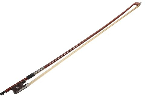 Praktischer Violoncellobogen für Cello 1/4 mit Rosshaar | Brasilianisches Holz, Braune Ausführung, Ausgewogenes Gefühl, Leicht Anzuwenden, für Anfänger und Studenten