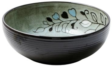 TROSIQUANJIA Japanese-style household retro simple creative and individual round kiln glaze fish plate - 9-inch soup bowl