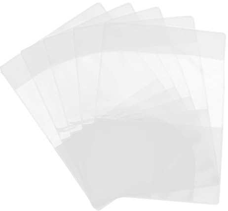 WRITWAA 5stücke Transparente Passhülle aus wasserdichte Reisepasshülle Durchsichtige Passschutzhülle für Dokumentenorganizer für Reisen und Grenzkontrollen
