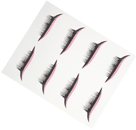 Alipis 4pares Delineador De Ojos Adhesivo y Pestañas Postizas Cinta Adhesiva Para Delineador De Ojos Herramienta De Maquillaje Para Uso Diario