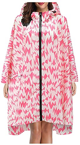 SKFLABOOF Coupe Vent Femme Impermeable Veste Imperméable Femme Pluie Cape De Léger Poncho Étanche Coupe Vent Homme Vêtements Imperméables Impermeable Confortable Manteau