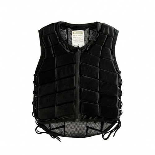 Harilla Children Riding Vest Equestrian Vest Horse Riding Vest With Breathable Mesh Layer And Contoured Riding Cut Suitable for Lessons Schooling Everyday Riding , Children CS