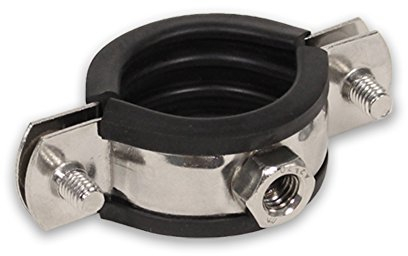 Eigenmarke Edelstahl Rohrschelle M8 - Gelenkschelle 40-43mm, 1 1/4 - Korrosionsbeständig, Spitzenqualität für Heim- und Handwerker