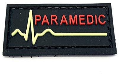 Patch Nation Paramedic Im Dunkeln Leuchten PVC Airsoft Paintball Klett Moral Flicken