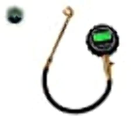 Overland Vehicle Systems Digital Tire Gauge with Valve Kit & Storage Bag Universal - Included Valve Core Replacement - Replacement Valve Caps - for Cars, Trucks, SUV, Trailer, ATV and More!