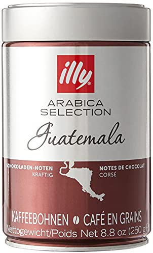 illy Coffee Beans, Arabica Coffee Beans Selection, Guatemala, Pack of 6 x 250 g