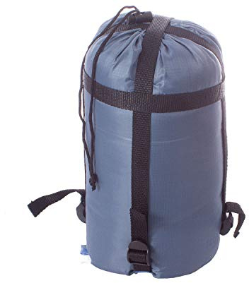 Living&Garden Sommer Schlafsack Ultraleicht, 1 Person, L, koppelbar, Blau