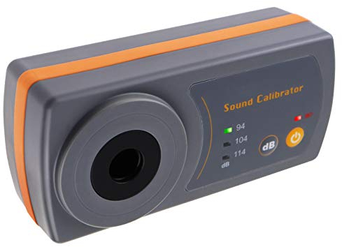 Professional Decibel Meter Calibrator, Digital Sound Level Meter with Backlight Display High Accuracy (114dB / 94dB / 104dB Calibrator)