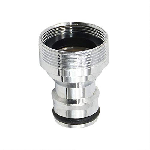 tooloflife Schlauchanschluss Armatur M24 Außengewinde Wasserhahn-Adapter und M21 Weibliche Schlaucharmatur Schnellanschluss-Set für Garten Badezimmer Küche Outdoor