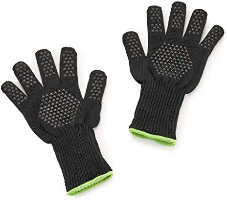 Betty Bossi Grill- und Ofenhandschuhe L/XL - rutschfest mit perfektemFingerspitzengefühl und Schutz vor Hitze bis 260 Grad