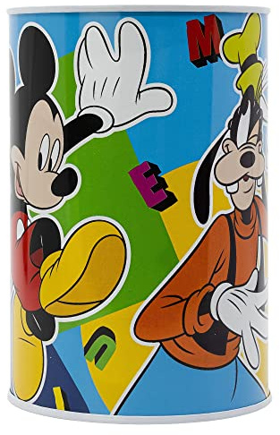 Mickey Mouse Metallic Piggy Bank for kids, Ideal for Saving Coins and Cash
