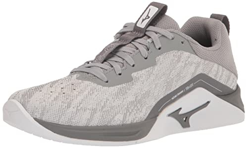 Mizuno Women's Ts-01 Cross Trainer, Grey-White, 9