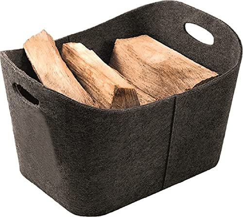 Maxi Holzkorb aus Filz