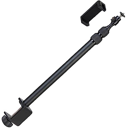 ULDIGI Support De Caméra De Bureau Réglable pour Webcam Trépied De Table pour Appareil Photo Lumière Anneau Et Projecteur Pratique Et avec Pince Compatible avec Équipements De
