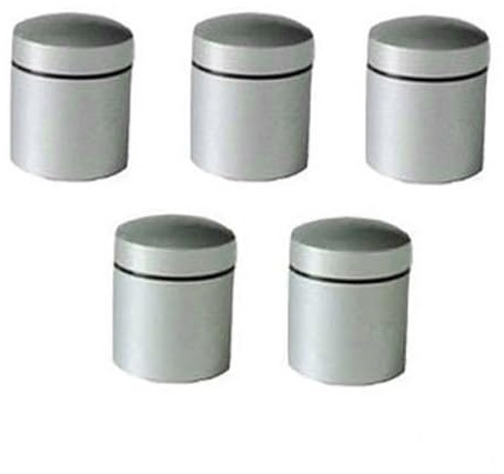 5 x magnetische Geocaching Nano silber D5 Stadt winzig Magnet Mini Behälter
