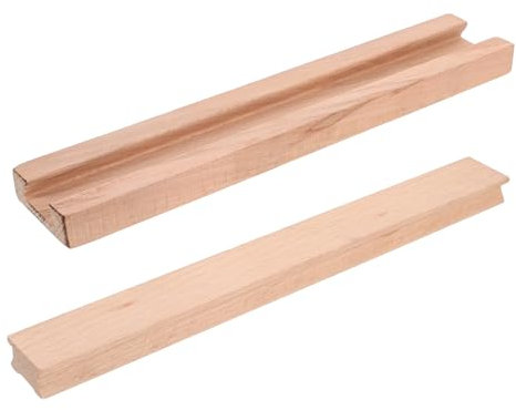 ANDRESLAD Holz Schubladenschienen Ersatz Für Kommoden Schienen Mittig Montiert Unten Montiert Gleitschienen Zubehör Mit Halterungen
