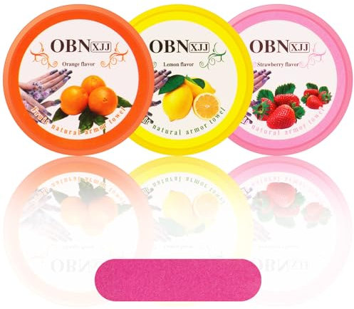 LOPHE Gel Remover Wipes, 3 Pezzi Nail Polish Remover Wipes Solvente per Unghie Monouso, per Rimuovere lo Smalto Semipermanente Gel(A)