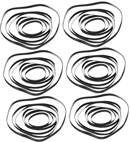 BRIGHTFUFU Kassettenriemen 4mm Quadratisch Aus Gummi Für Kassettenspieler Und Recorder Ersatzriemen Zur Reparatur Und Wartung 50 Stück Verschleißfest Und Geräuscharm