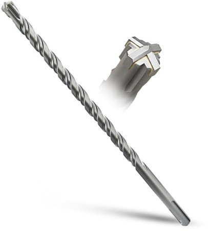 METOTY SDS Plus Bohrer 12mm×260mm，Steinbohrer,Hammerbohrer,Betonbohrer,Für Stein,Beton,Naturstein,Ziegelmauer