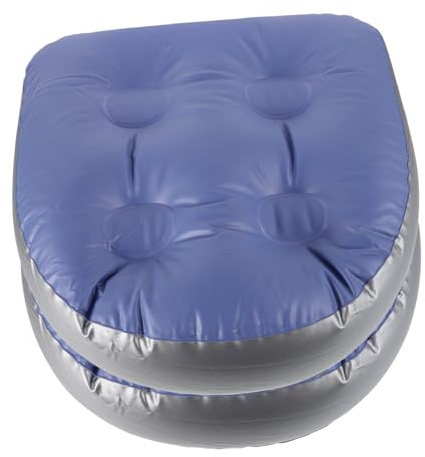 Anneome Hot Tub Bath Pillow Inflatable Seat Cushion Strong Suction Cups Bathtub Booster Pad Spa Bath Accessory for Comfort