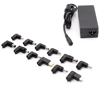 65W Universal Laptop Charger UK AC Power Adapter Replacement for HP Dell Lenovo Acer ASUS Samsung Toshiba Sony IBM Fujitsu Gateway Notebook Ultrabook Chromebook Power Supply Cord with 12 Tips