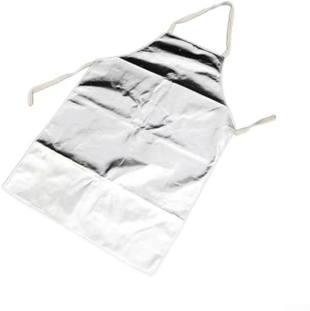 UTTASU Grembiule protettivo ad alta temperatura realizzato in materiale di alluminio, Come da immagine, lungo