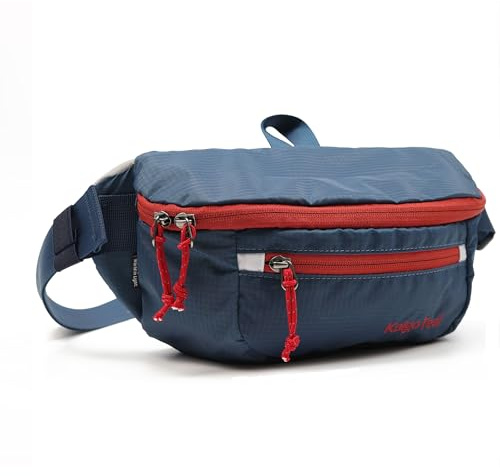 Ultraleichte 2,5L Reise-Hüfttasche, große Wasserabweisende Bauchtasche, für Damen und Herren