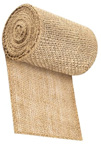 AKOOSY Protecteur Tronc Arbre Toile de Jute Naturelle Bande Hivernale Respirante Anti-Gel Enveloppe Résistante pour Arbustes Pommiers et Plantes Protection Vent et Gel