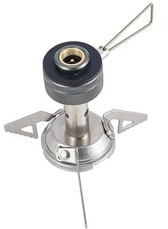GALPADA Hornillo Gas Portátil Mini Plegable para Camping Quemador de Alta Eficiencia Ligero y Duradero para Senderismo y Actividades al Aire