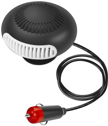 Riscaldamento Auto Portatile,Dispositivo Di Riscaldamento Per Veicoli 12 V/24 V - Sbrinatore E Disappannatore Parabre,Per Driver Camion Camping-Cars Berline Viaggiatori Road Trips Guida Lunga Di