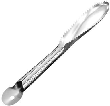 SILENRADAWN Raschietto per Pesce in Acciaio Inossidabile 304, Strumento per Rimuovere Squame Facile da Pulire, Utensile per Cucina per Uso Domestico e Professionale