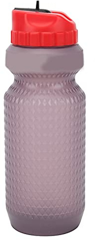 Stylebest 650ml BPA-fri Cykelvattenflaska Bärbar Silikonvattenkokare för Cykling Utomhusaktiviteter Röd