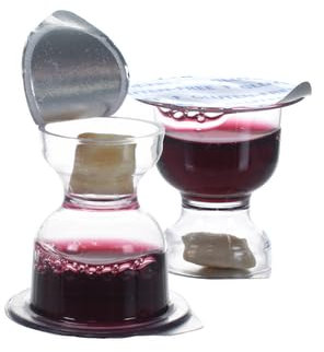 Chalice Bagged Gluten-Free Communion Cups 100 Count | Concord Juice + Gluten-Free Bread | Elegant Single-Serve, Ready-to-Serve
