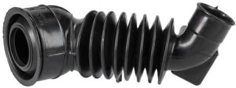 easyPART passend für INDESIT 488000386630 Saugschlauch Whirlpool für | Waschtrockner, Ablaufbalg, Gummibalg, Faltenschlauch, Schwarz, 2 Öffnungen, 7 Falten, Trockner, C00386630